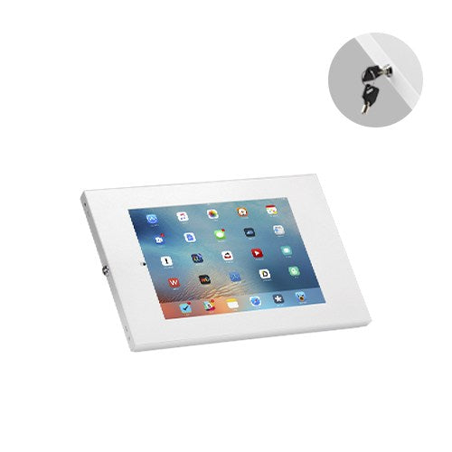 Brateck Anti-Theft Wall-Mounted Tablet Enclosure Fit most 9.7' to 11' tablets including iPad, iPad Air, iPad Pro,- White 226x343x22.5mm Brateck Anti-Theft Wall-Mounted Tablet Enclosure Fit most 9.7' to 11' tablets including iPad, iPad Air, iPad Pro,- White 226x343x22.5mm